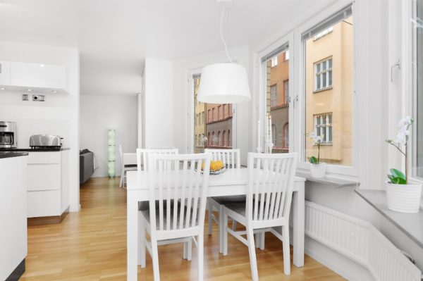 Kitchen in on of Forenom serviced apartments in Stockholm