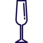 vappu champagne glass lasi kuohuviinilasi